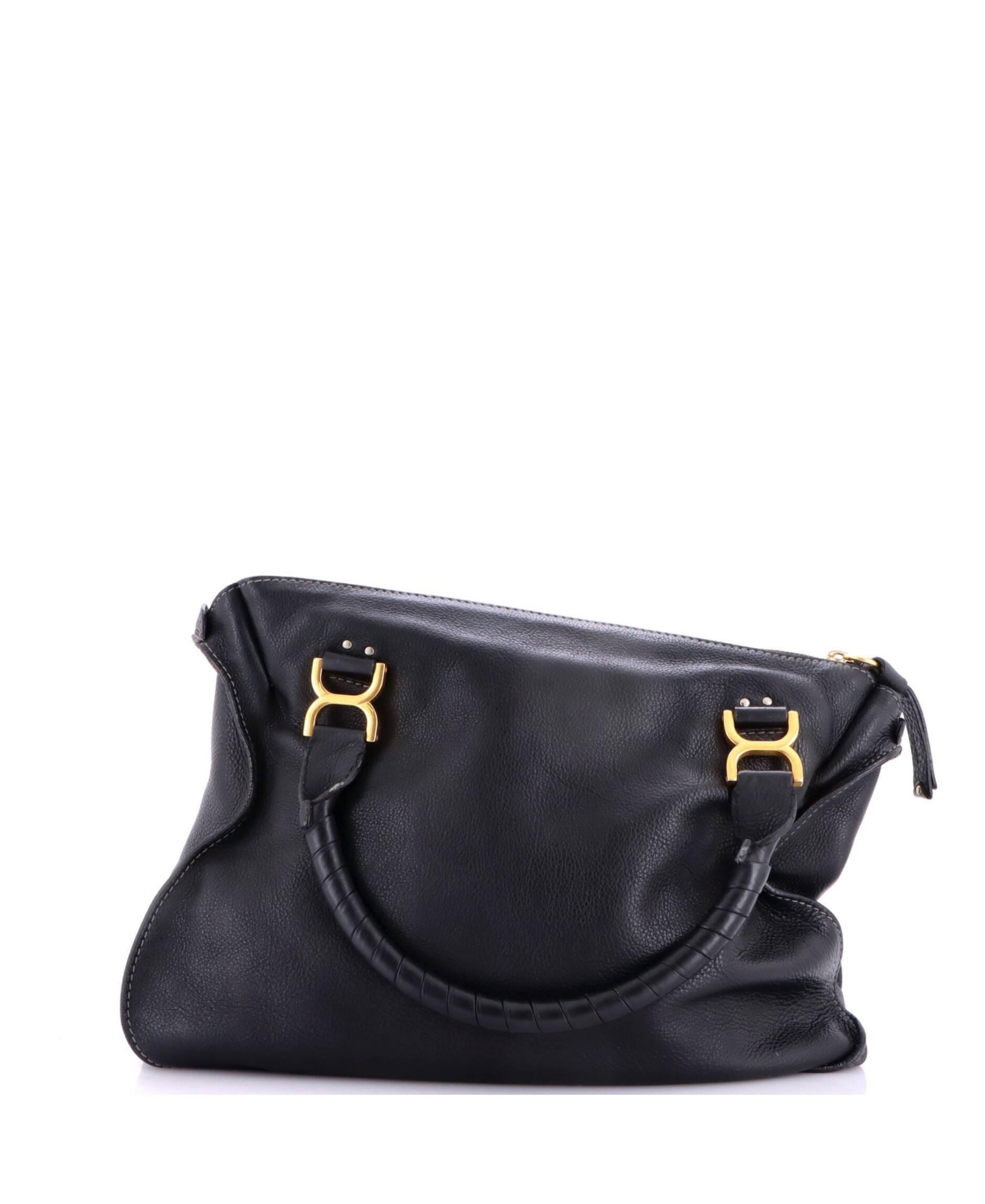 Pre-Owned Chloe Large Marcie Shoulder Bag Leather