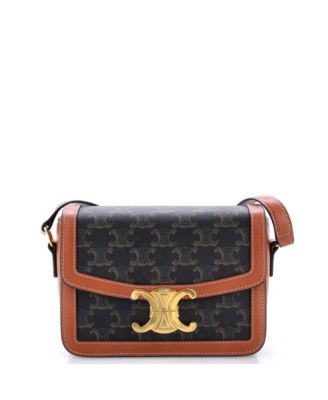 Teen Triomphe Shoulder Bag Triomphe Coated Canvas