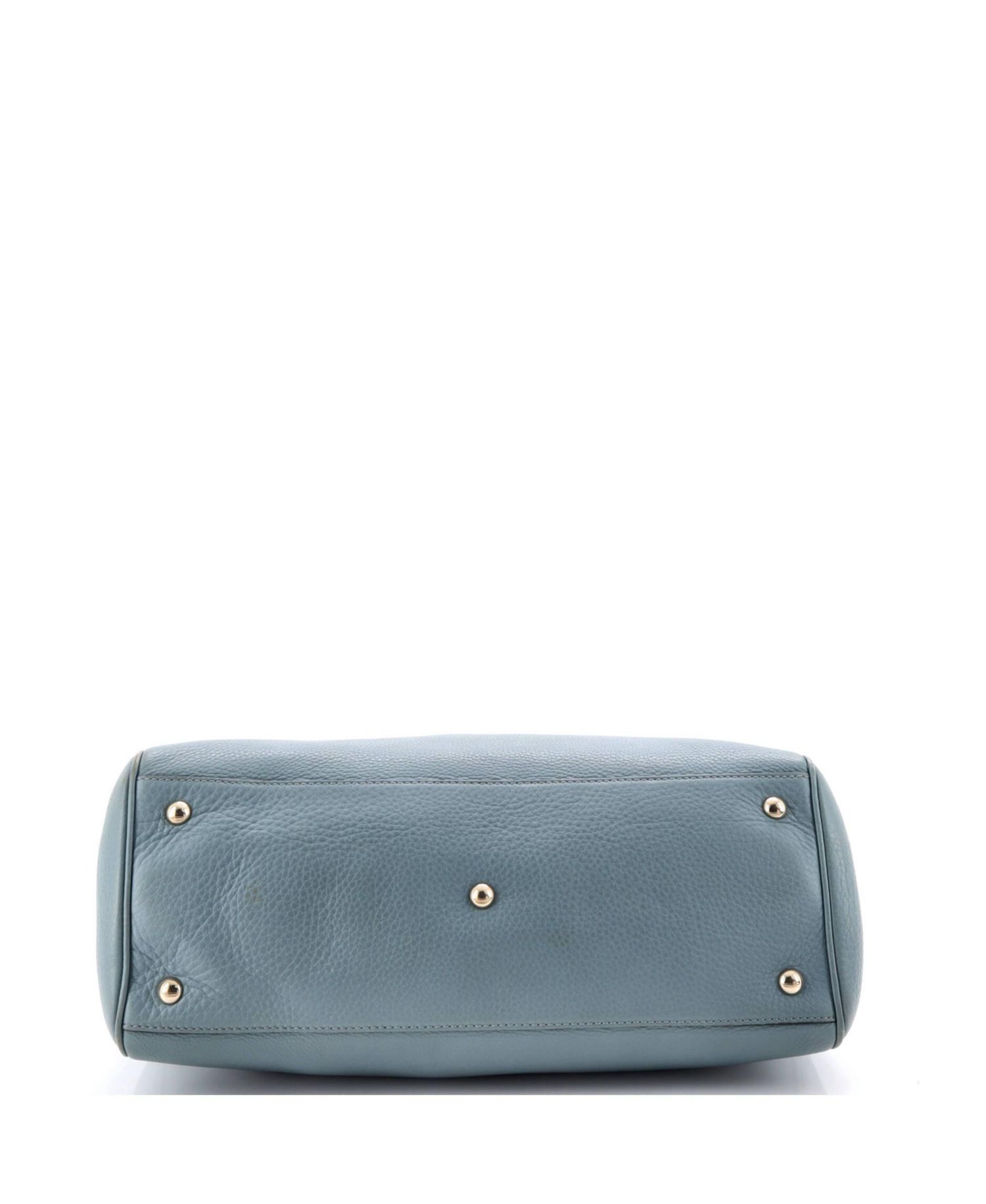Medium Bamboo Shopper Tote Leather