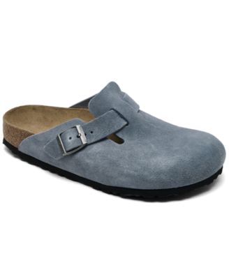 Women's Arch Support Suede Boston Clogs from Finish Line, Style 1032727