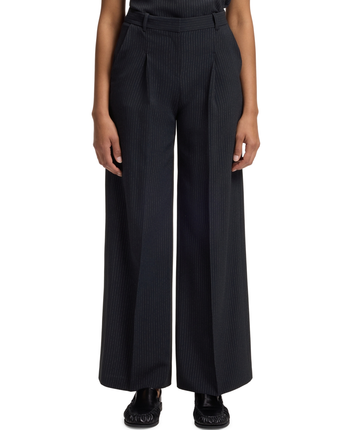 Boss by Hugo Women's Stretch Crepe Regular-Fit Pants