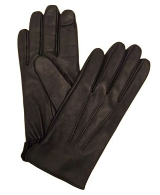 Men's Touchscreen Cashmere-Lined Gloves