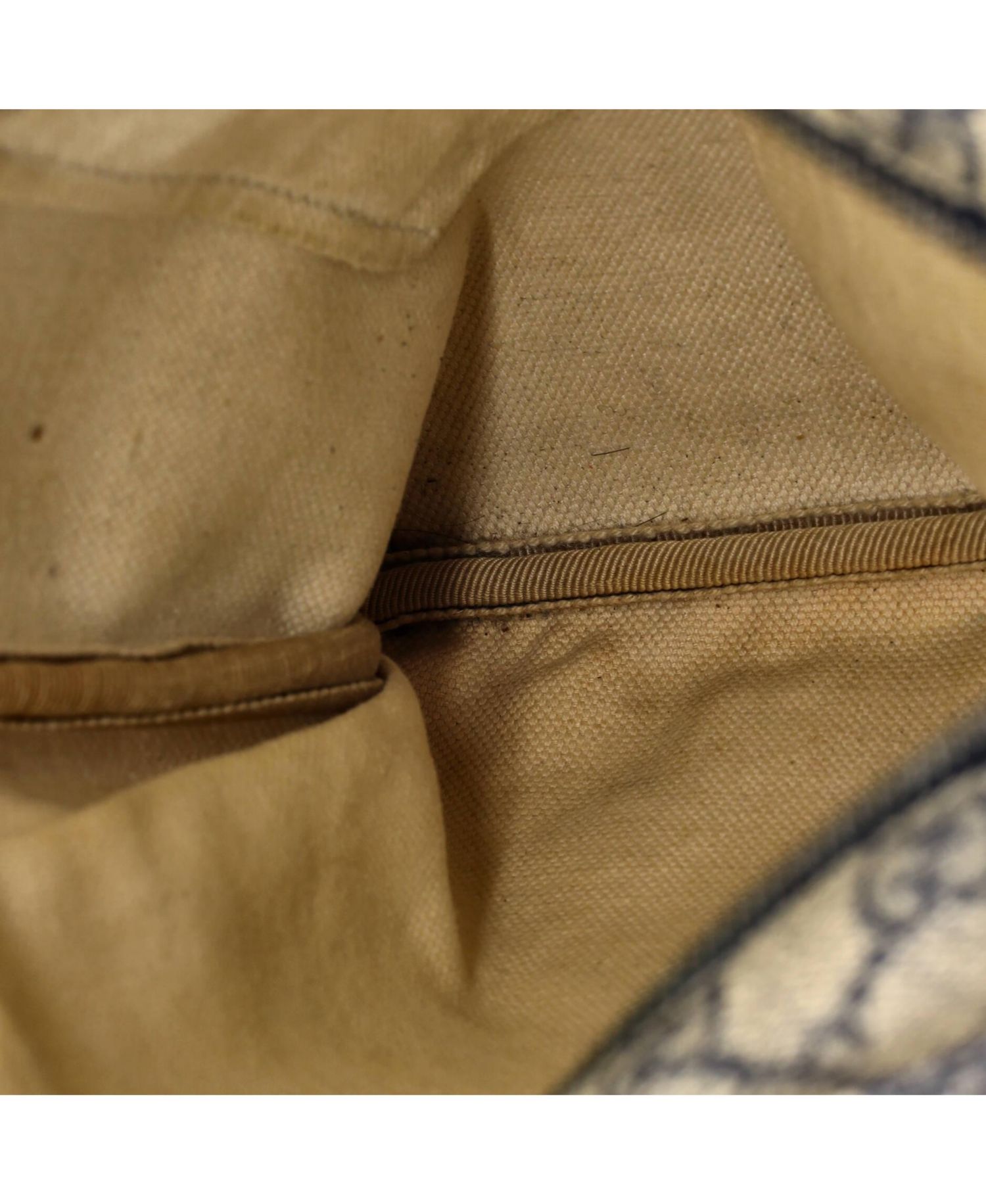 Medium Front Zip Flat Messenger Bag GG Coated Canvas