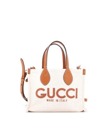 Small Logo Shopper Tote Printed Canvas