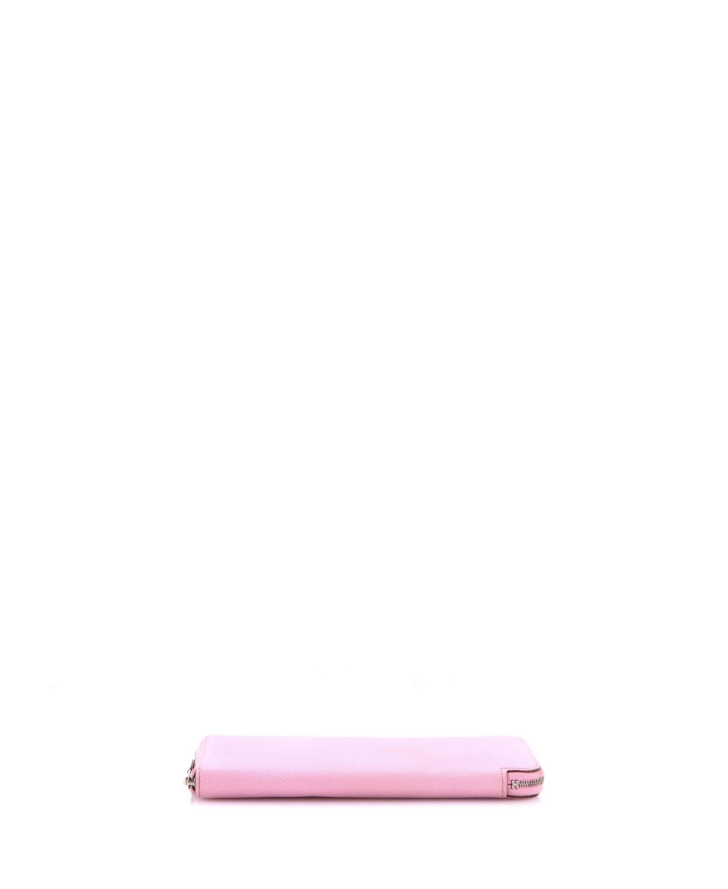 Pre-Owned Hermes Long Azap Zip Around Wallet Silk'in Epsom