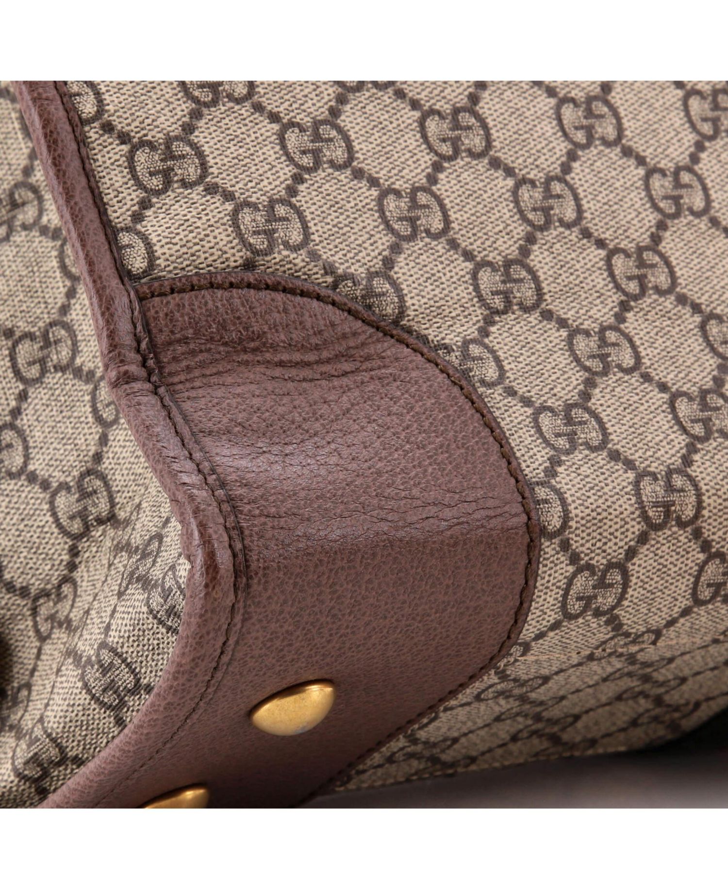 Medium Ophidia Cut Out Handle Tote GG Coated Canvas