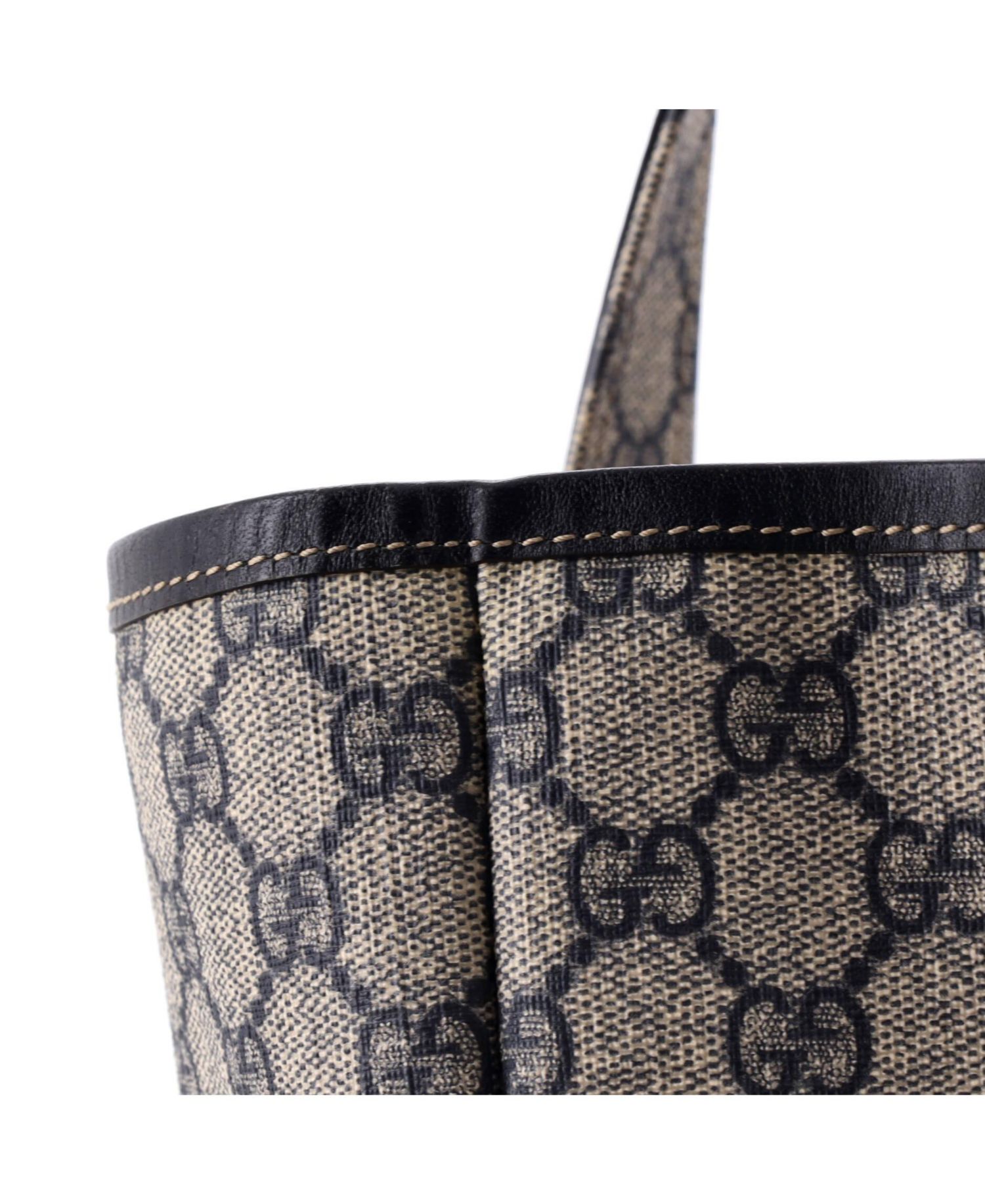 Medium Web Loop Tote GG Coated Canvas