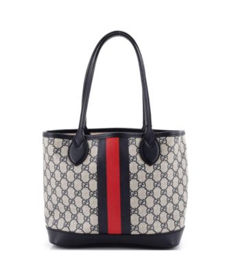 Small Ophidia Open Shopping Tote GG Coated Canvas