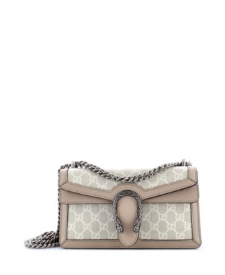Small Dionysus Bag GG Coated Canvas with Leather