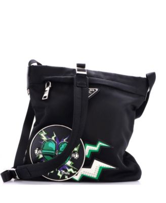 Frankenstein Messenger Bag Printed Tessuto