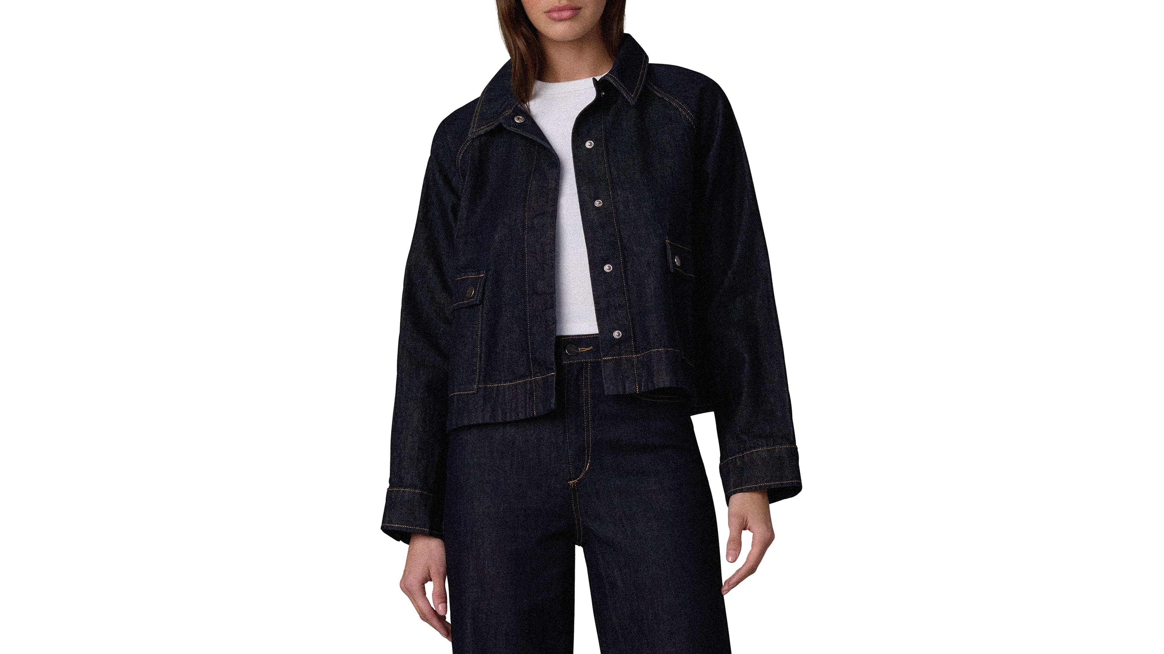Joe's Jeans Women's Collared Patch Pocket Swing Jacket