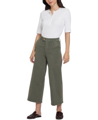 Women's Mona Wide-Leg Trouser Ankle Jeans
