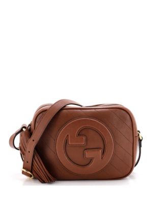 Small Blondie NM Camera Shoulder Bag Diagonal Quilted Leather