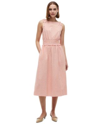 Women's Seersucker Sleeveless Cotton Dress