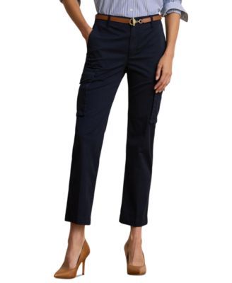 Women's Cargo Cropped Chino Pants