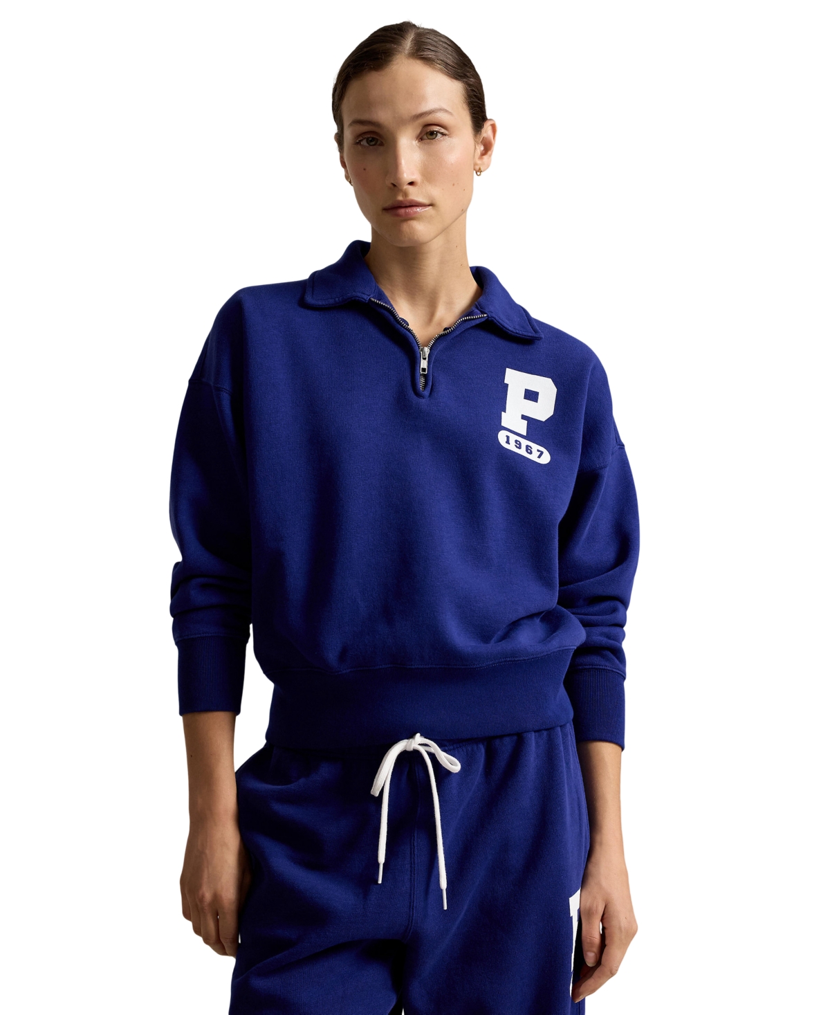 Polo Ralph Lauren Women's Varsity Quarter-Zip Sweatshirt