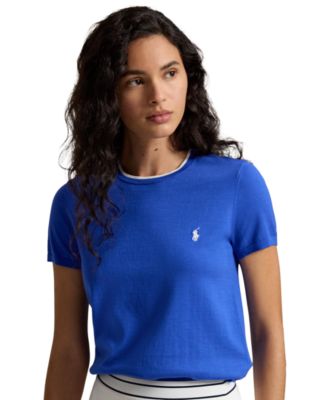 Women's US Open Crew-Neck Short-Sleeve Sweater