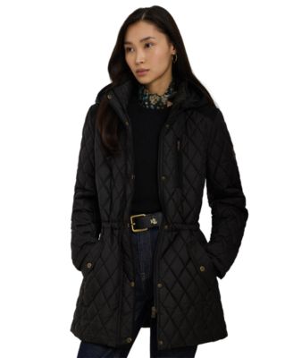 Women's Hooded Anorak Quilted Coat, Created for Macy's