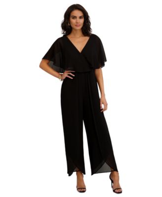 Women's Flutter-Sleeve Jumpsuit