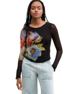 Women's Lilly Printed Long-Sleeve Top