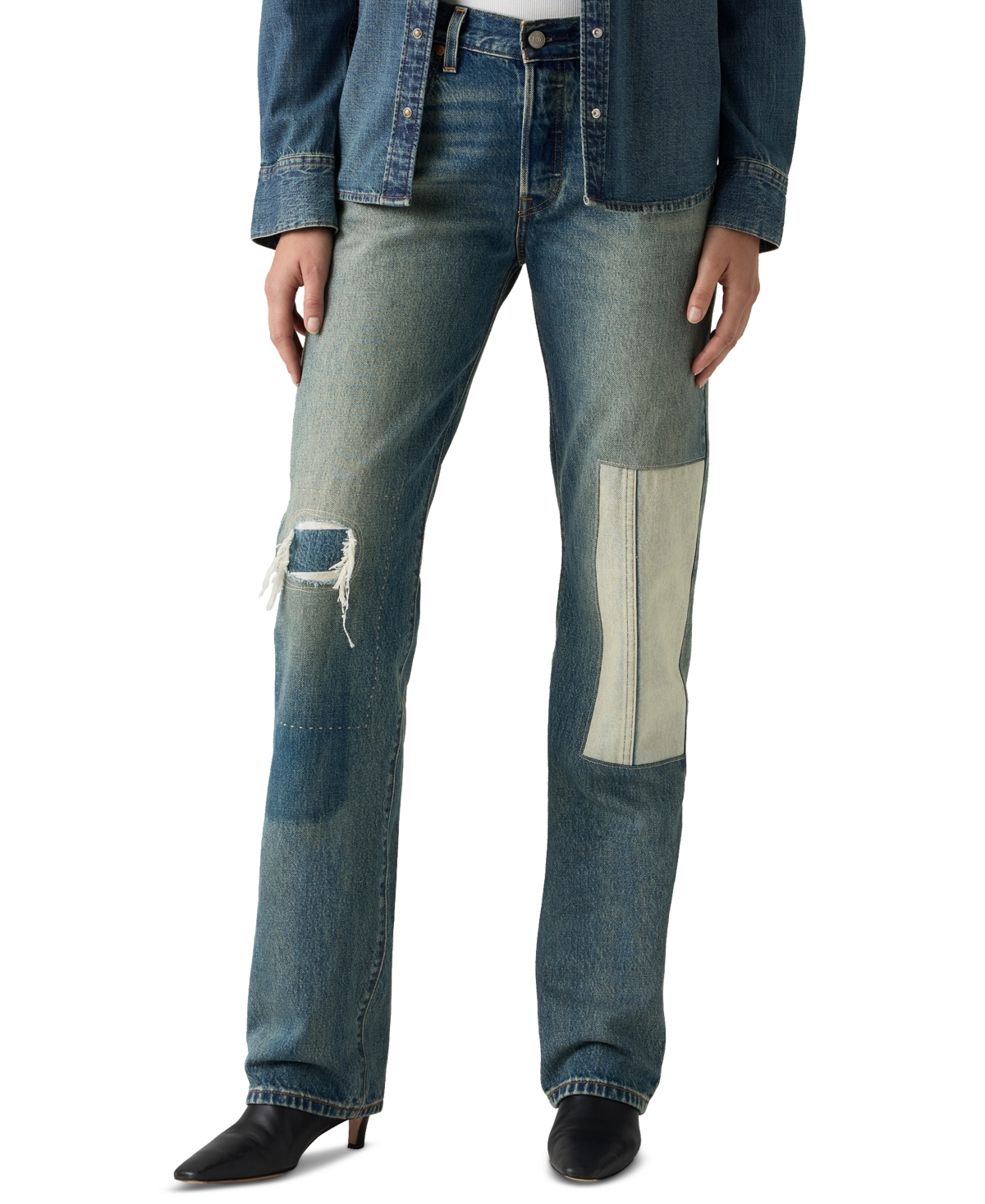 Levi's Women's 501 90's Mid-Rise Straight-Fit Jeans