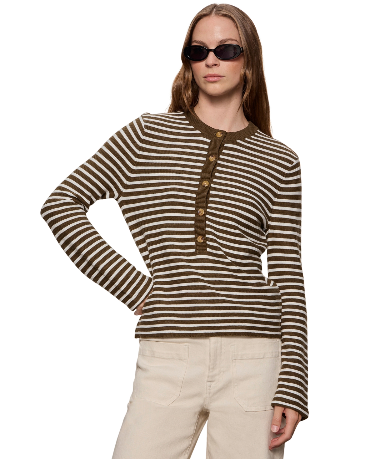 Sanctuary Women's Everyday Striped Pull-On Sweater
