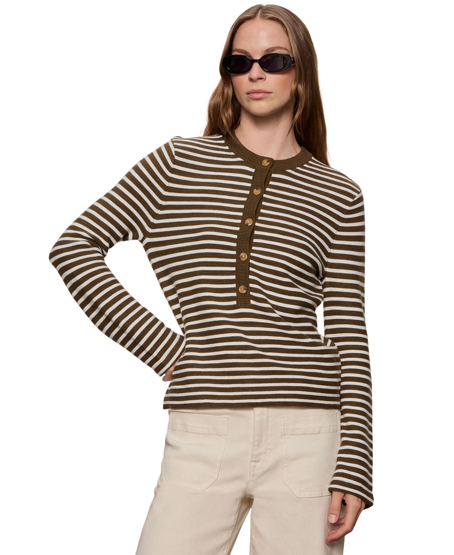 Women's Everyday Striped Pull-On Sweater