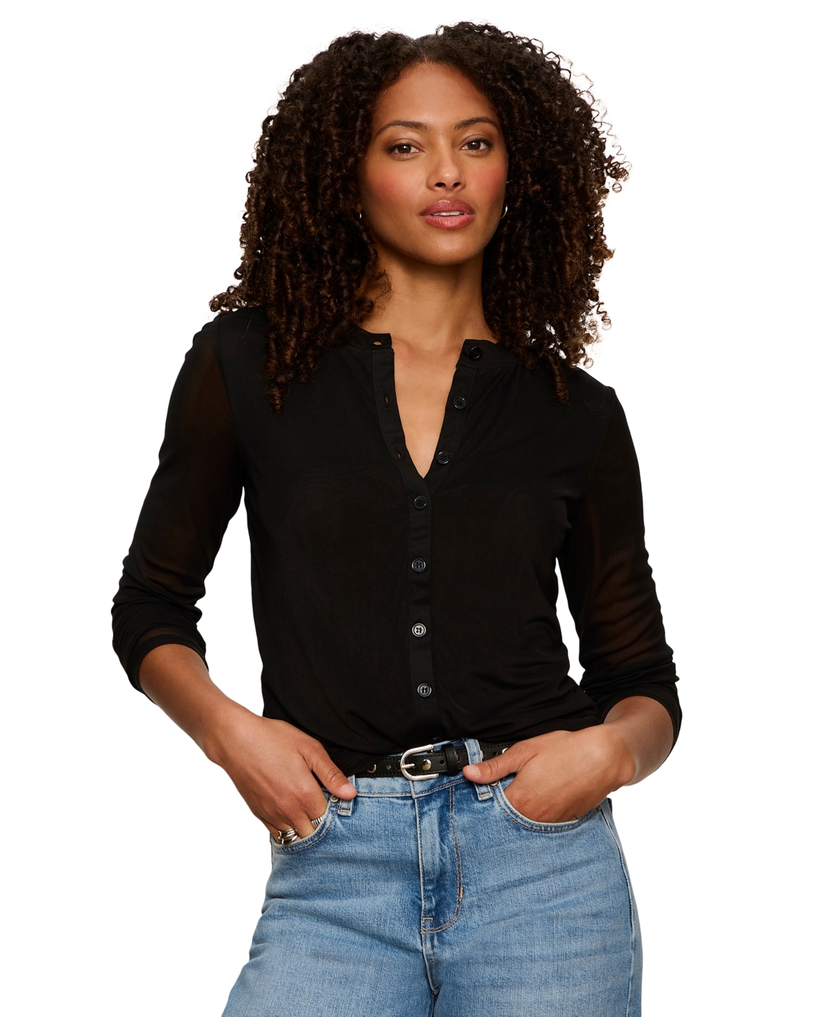 Sanctuary Women's Long-Sleeve Top