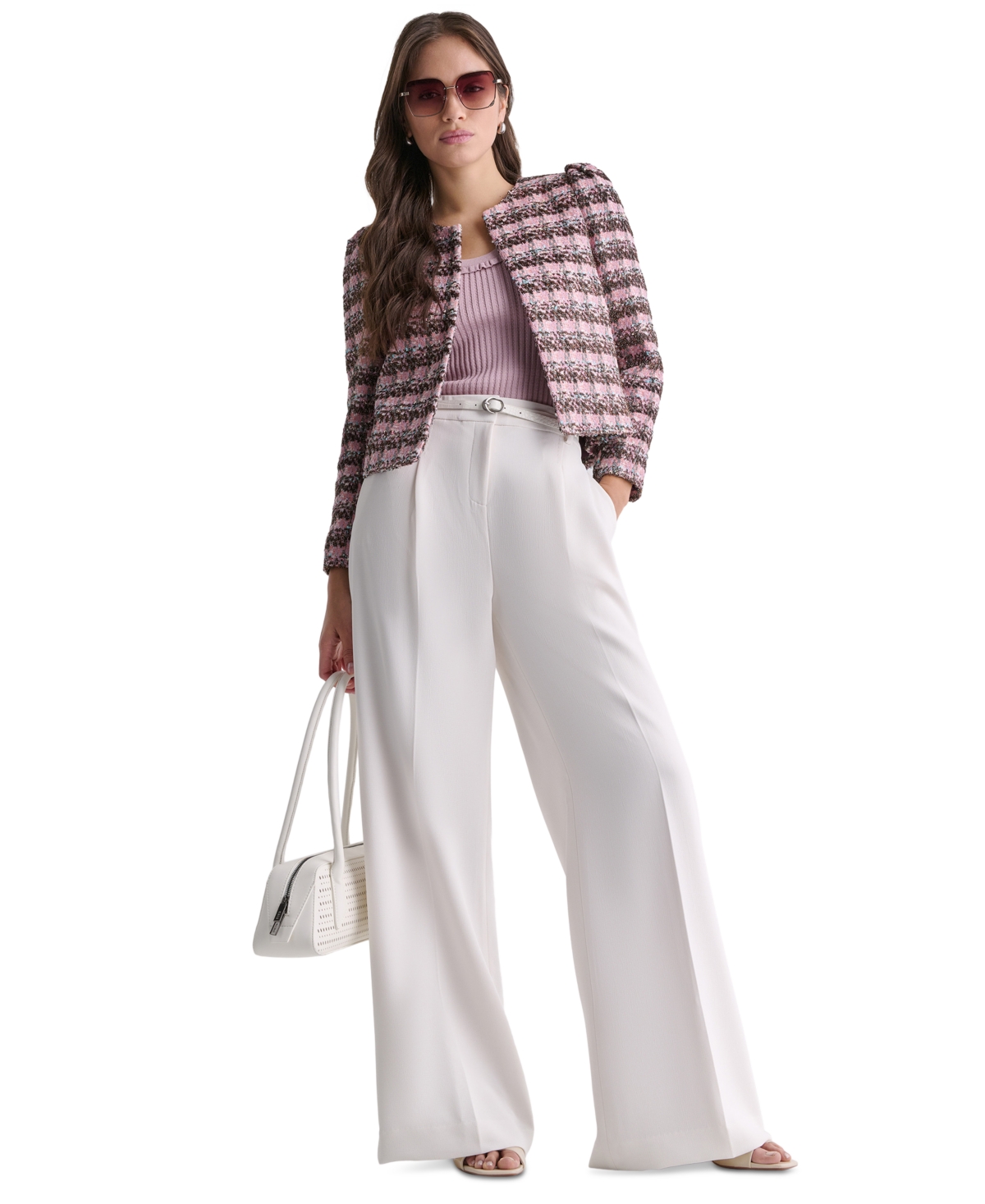 Bcbg Women's Wide-Leg High-Rise Pants