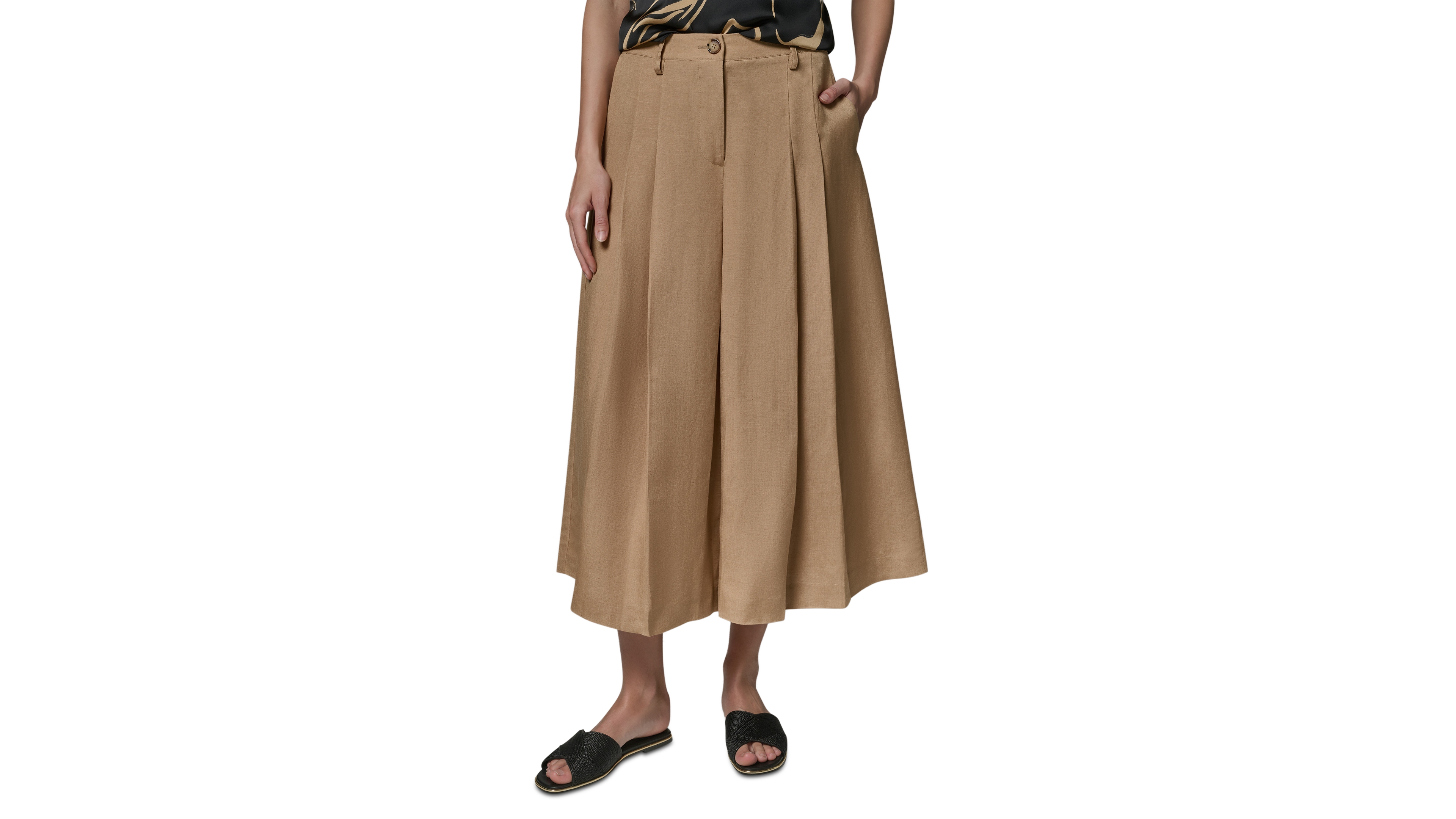 Donna Karan New York Women's Front Hand Pocket Pleated Pants