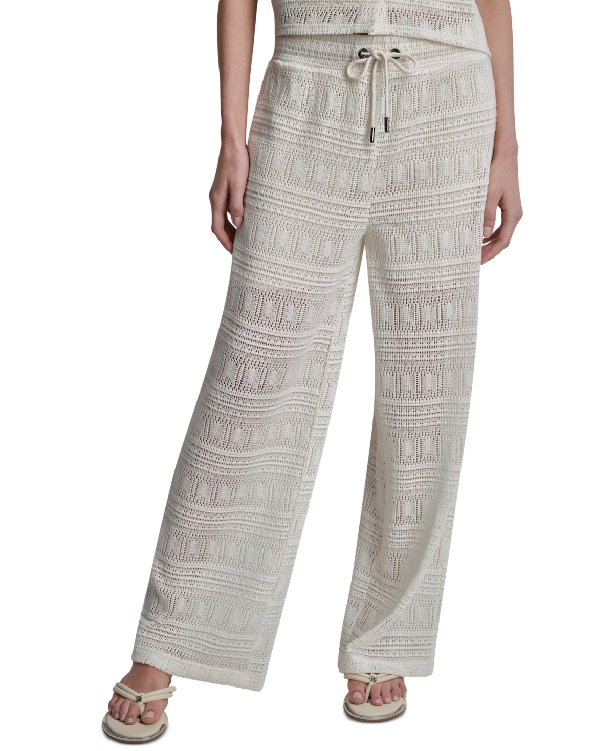 Dkny Women's Straight-Leg Drawstring Pants