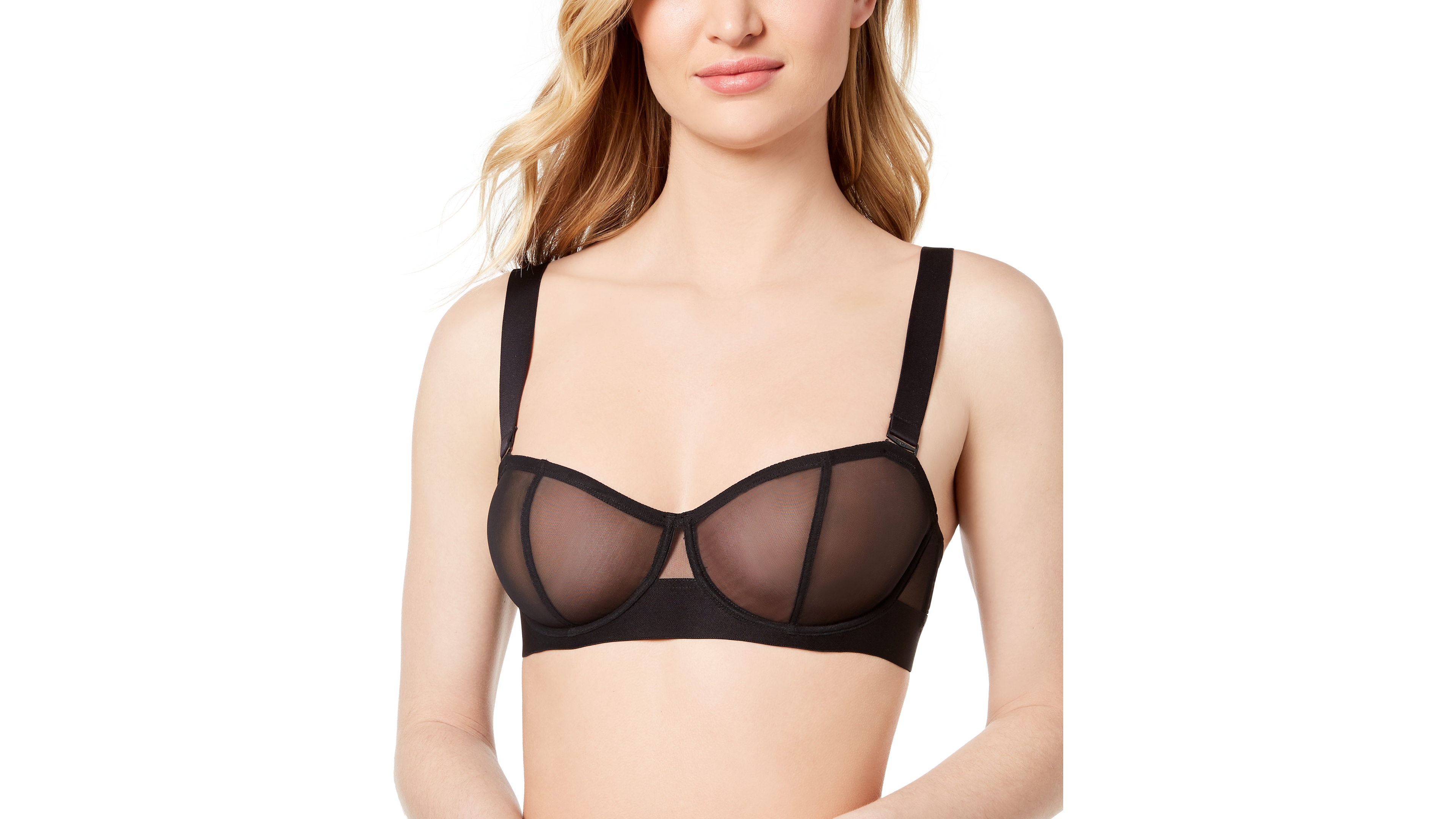 Dkny Women's Sheers Strapless Mesh Bra DK4939