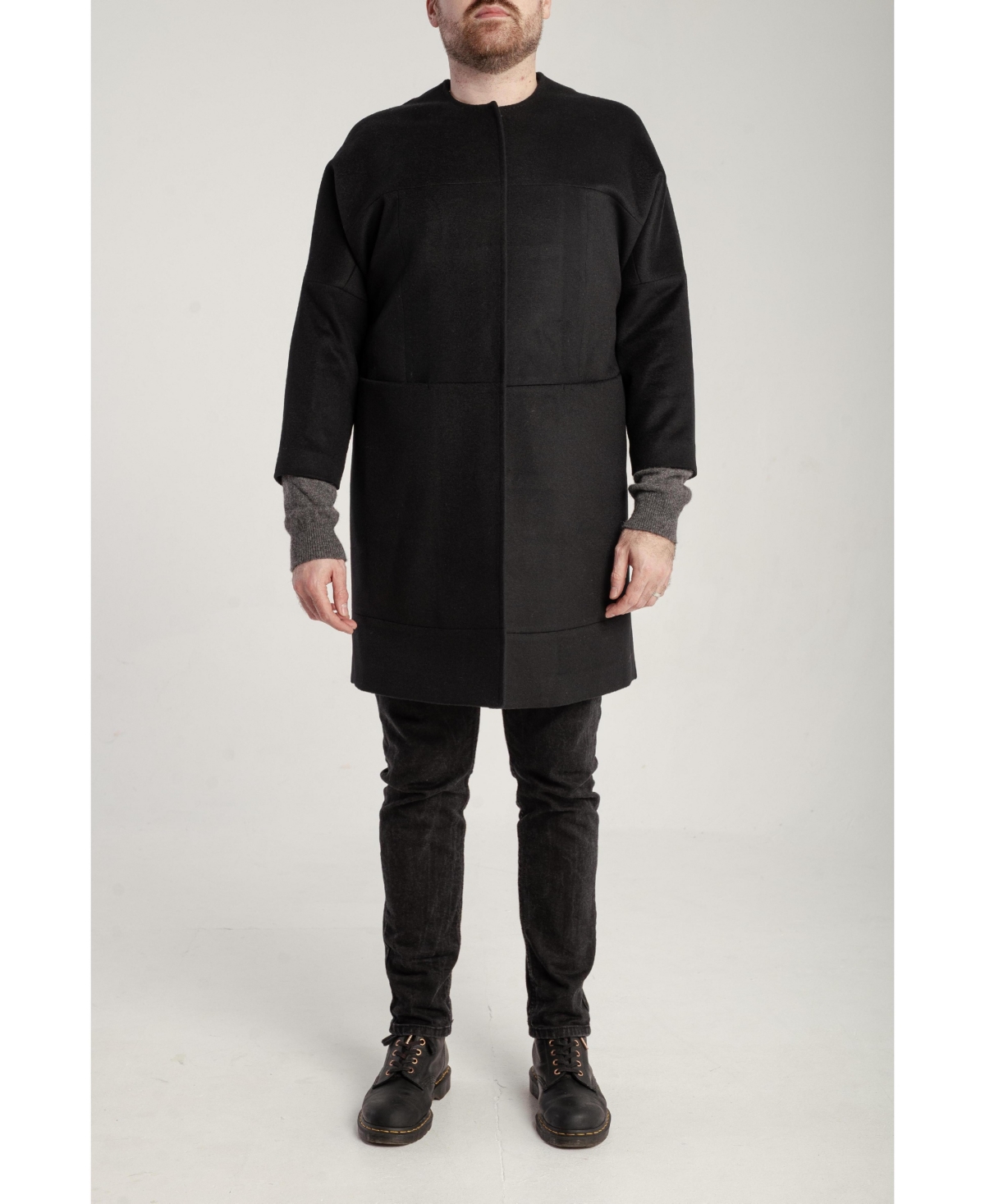1982 Men's Cashmere Crew Neck Coat