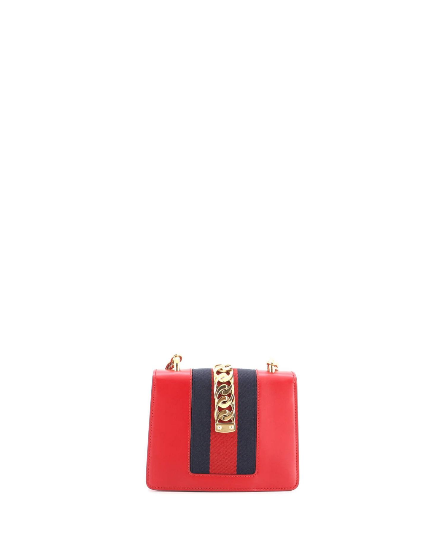 Mini Sylvie Chain Shoulder Bag Leather