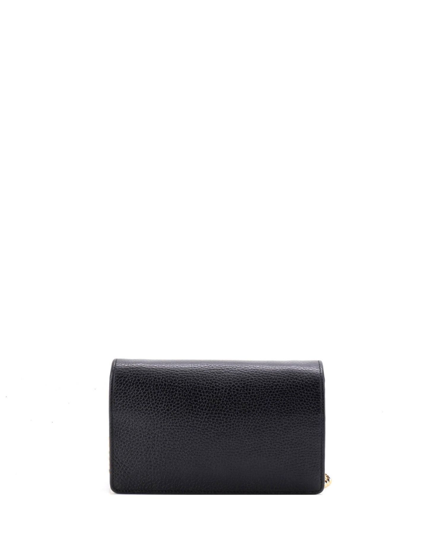 Mini Petite GG Marmont Chain Wallet Leather