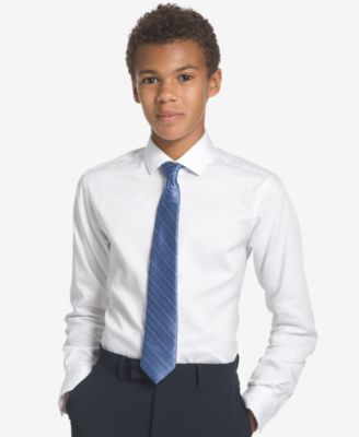 Big Boys Etched Grid Zipper Necktie 