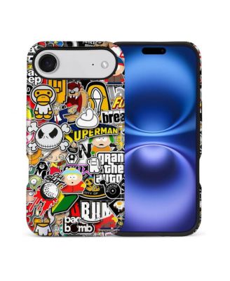 Phone Case Compatible with Apple iPhone Air, 2-Layer Durable, Stickers Bomb 2