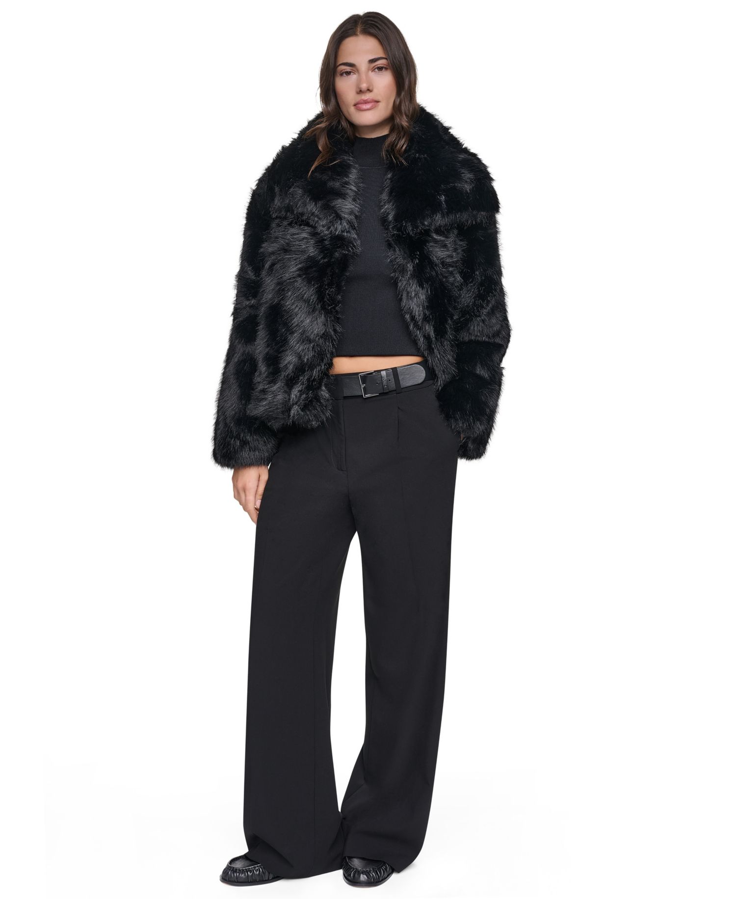 Women's Short Faux Fur Coat