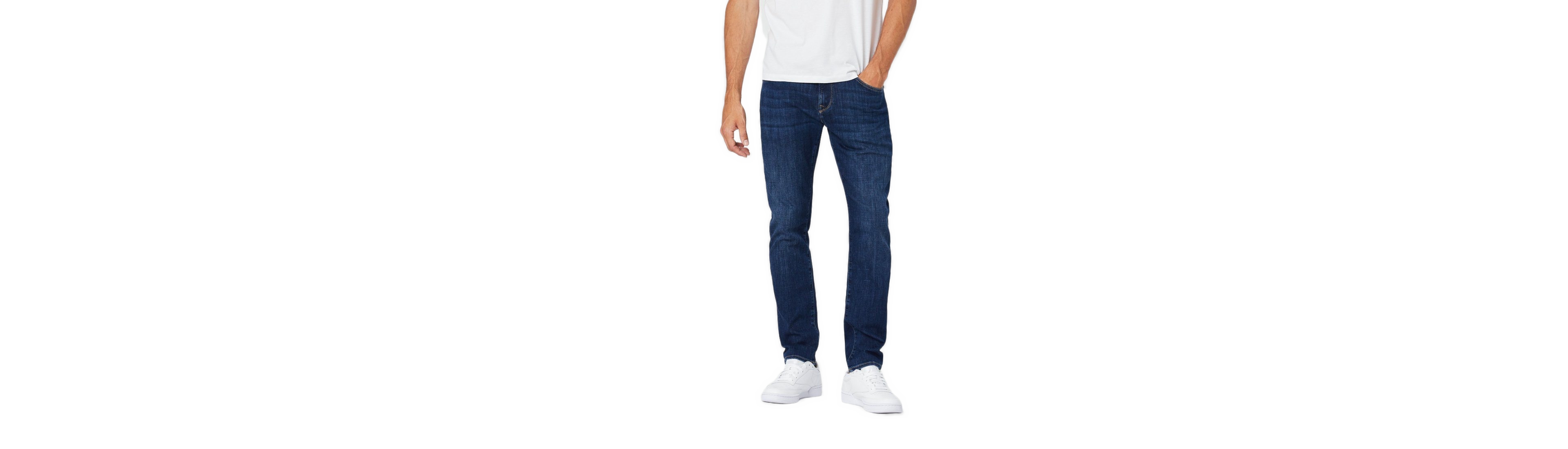 Mavi Jeans Men's Matt Straight-Leg Dark-Wash Relaxed-Fit Jeans