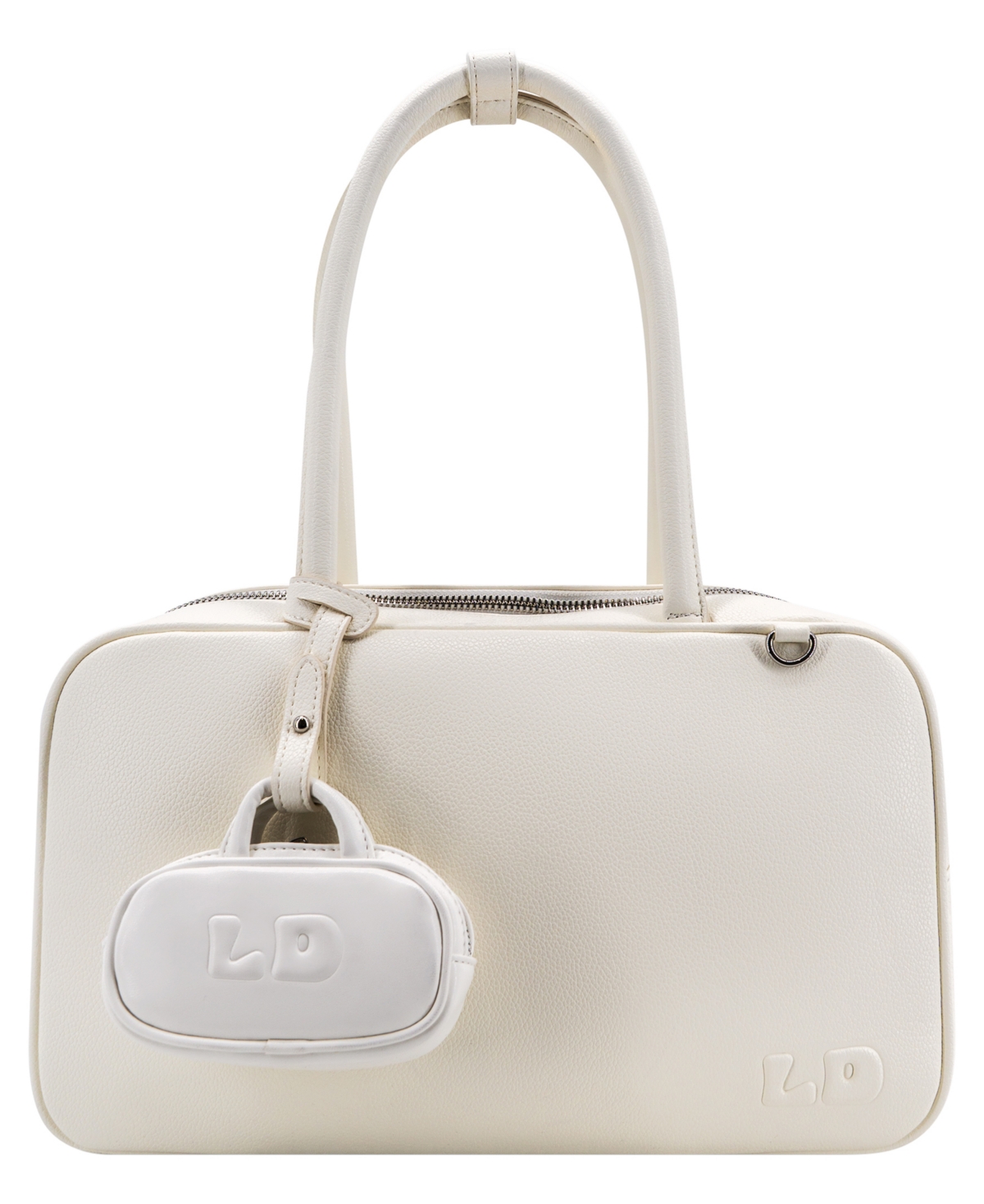 Like Dreams Parker Medium East-west Boston Handbag In White