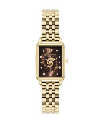 Women's Quartz Celestial Gold-Tone Stainless Steel Bracelet Watch 20.7mm