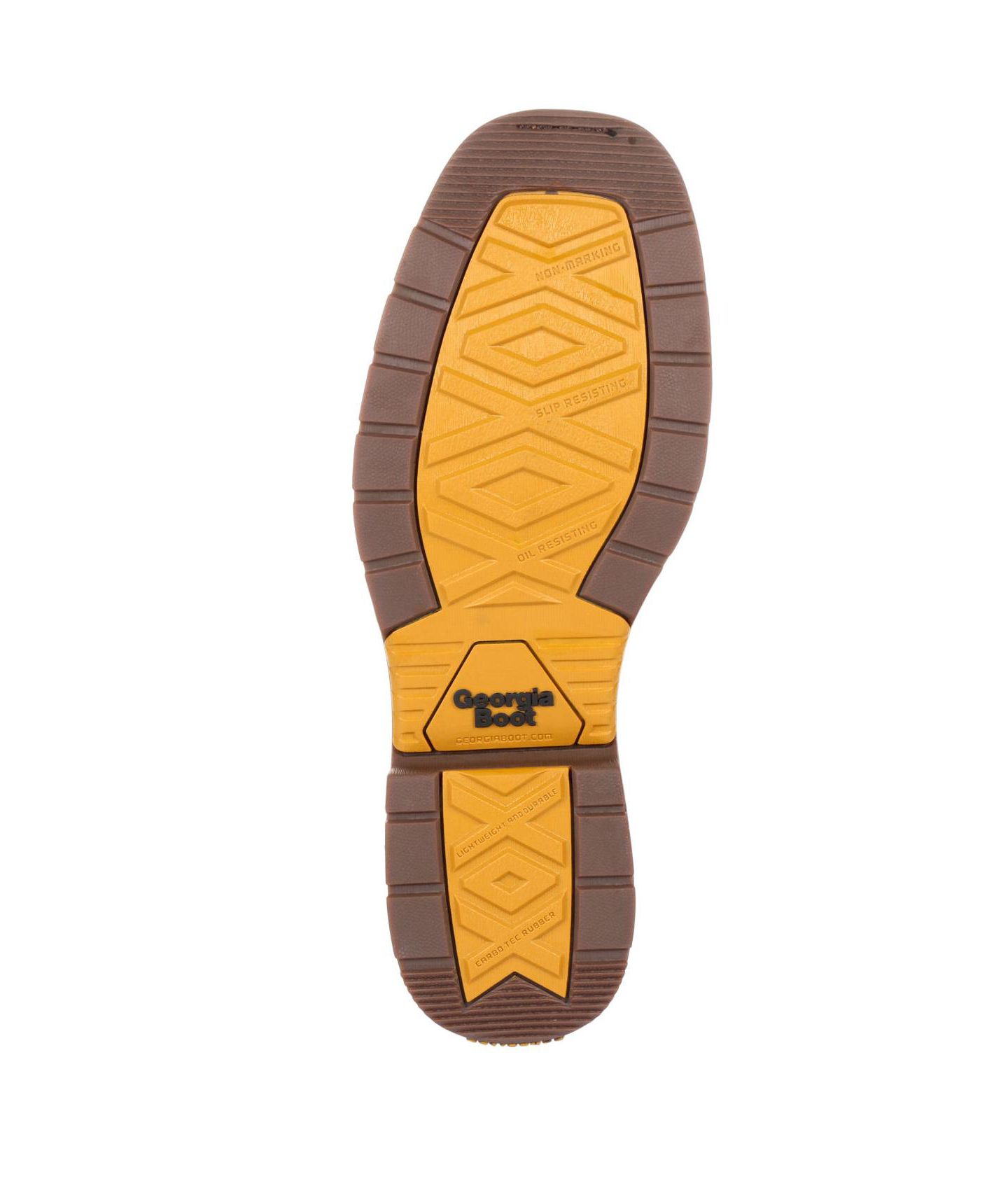 Мужские ботинки GEORGIA BOOT Carbo-Tec LT Waterproof Pull-on Work, цвет: Чёрный / Коричневый — фото 10