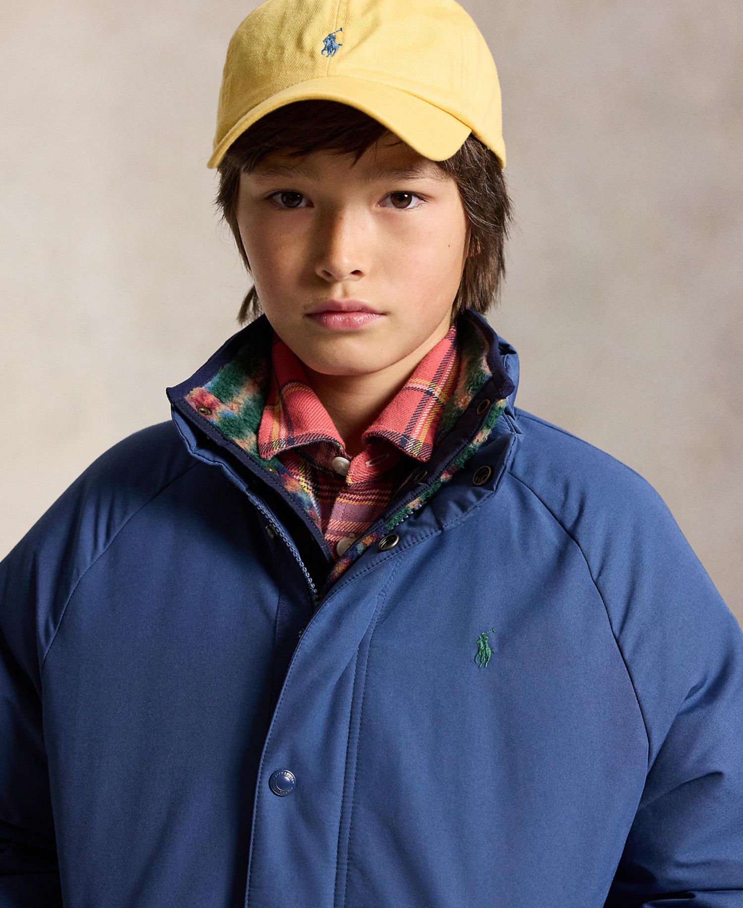 Boys' 8-20 Down Mock Neck Jacket