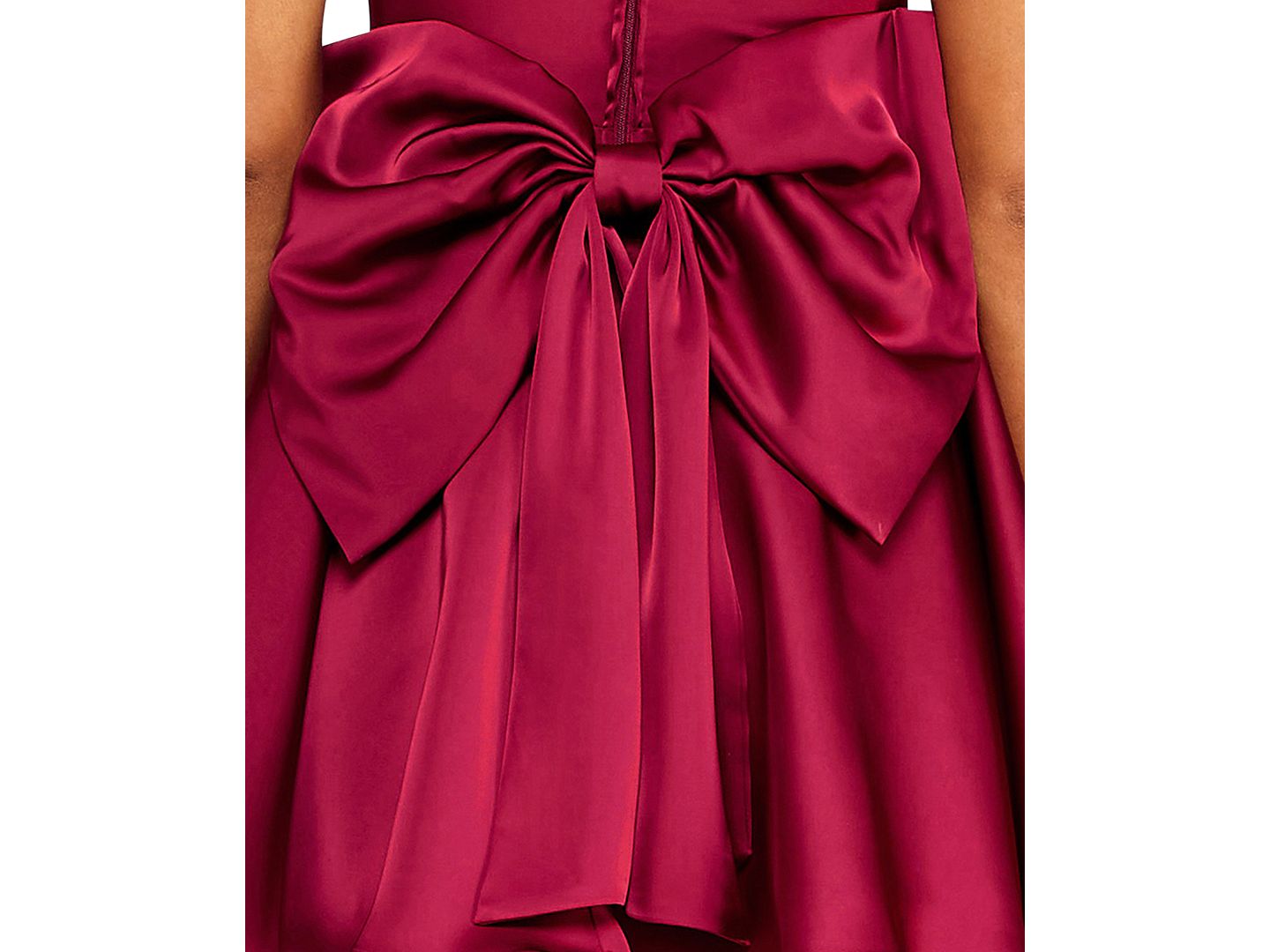 Женское платье Alex & Sophia Juniors' Square-Neck Corset-Bodice Back-Bow Mini, цвет: Винный — фото 7