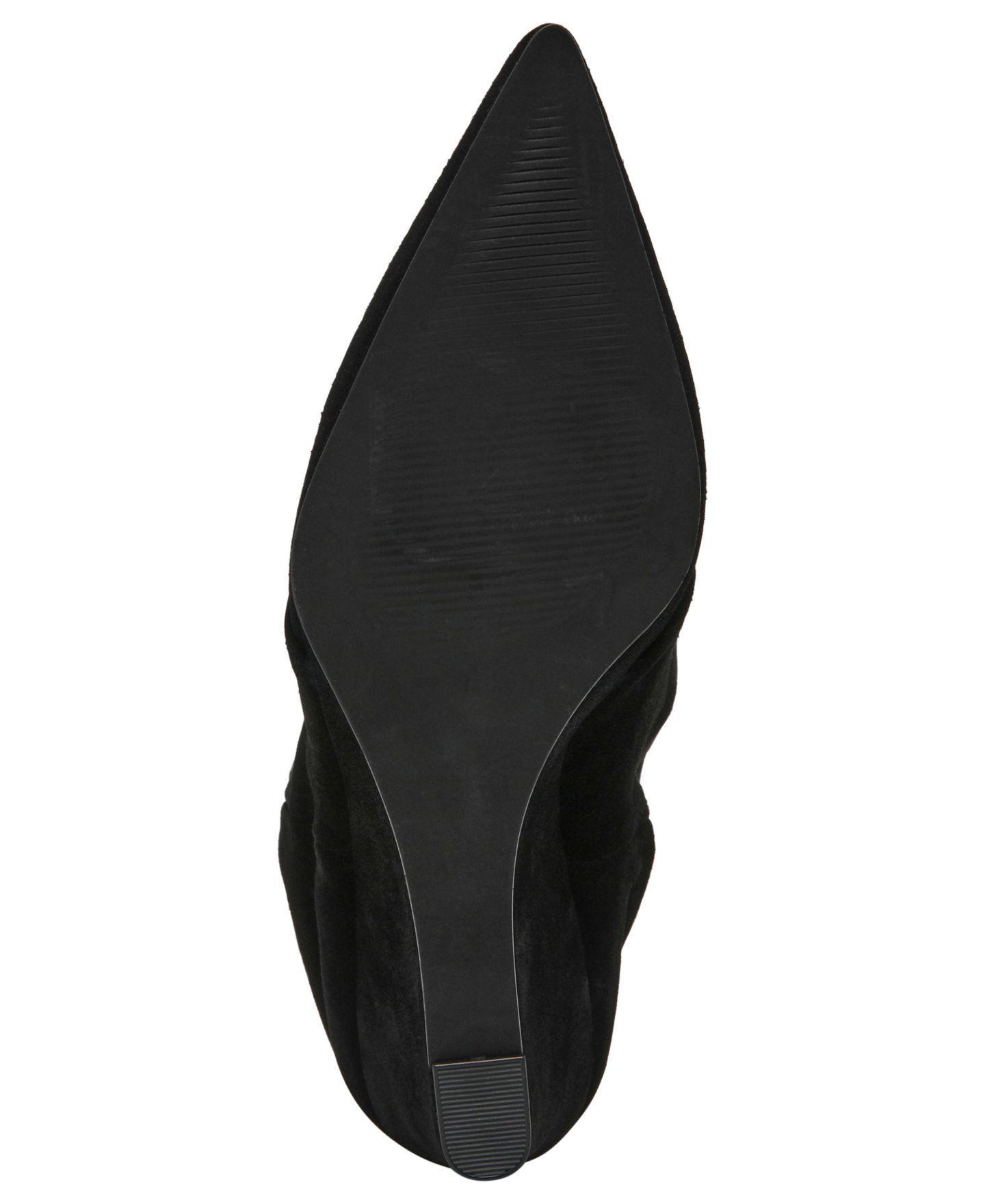 Женские ботинки Steve Madden Liberty Slouch Wedge Tall, цвет: Чёрный замшевый — фото 5