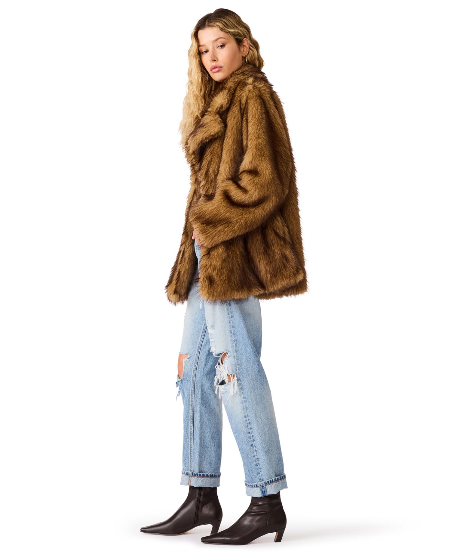 Women's Kindra Insulated Faux Fur Coat