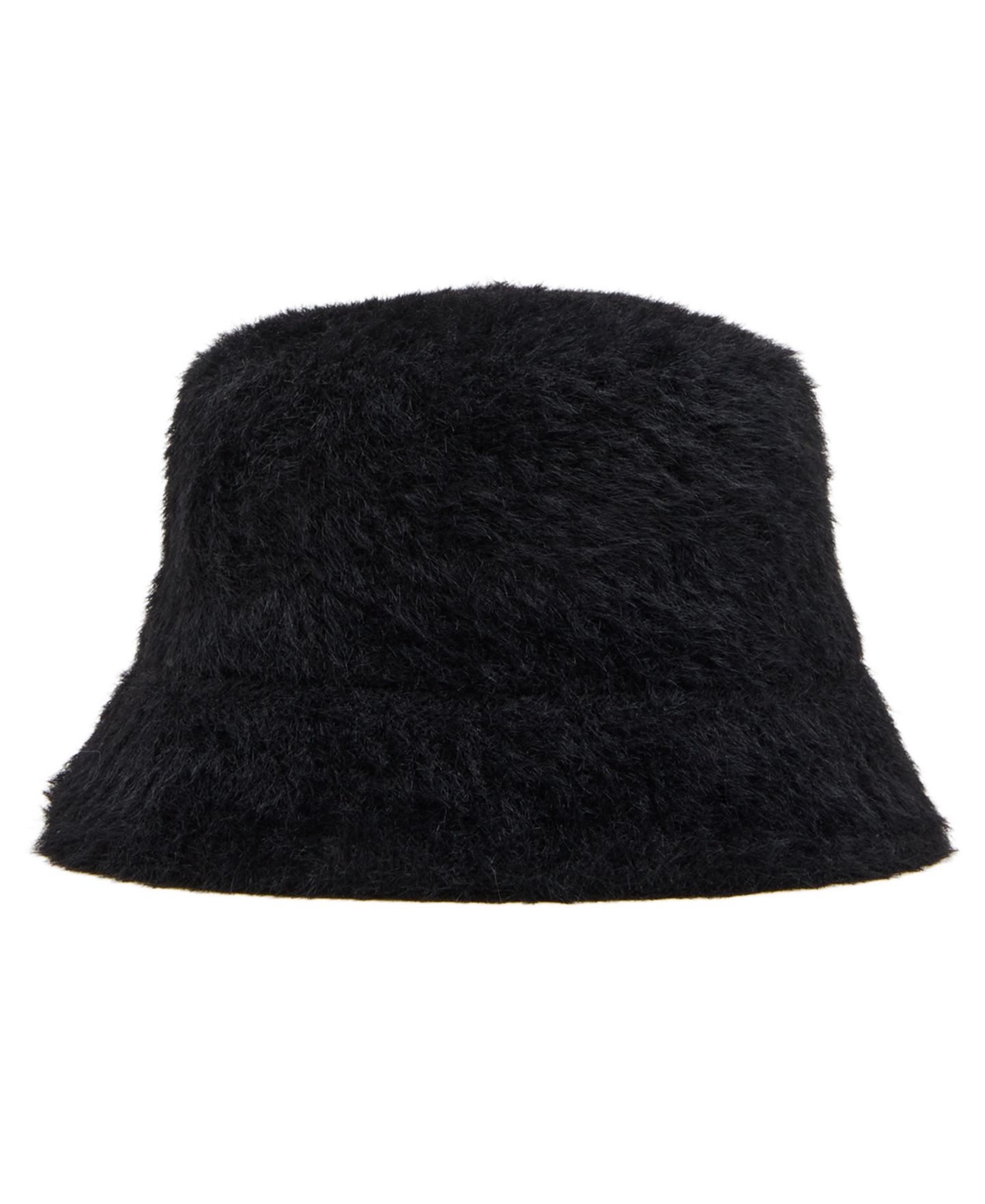 Женская панама Steve Madden Fuzzy Bucket Hat, цвет: Чёрный — фото 3