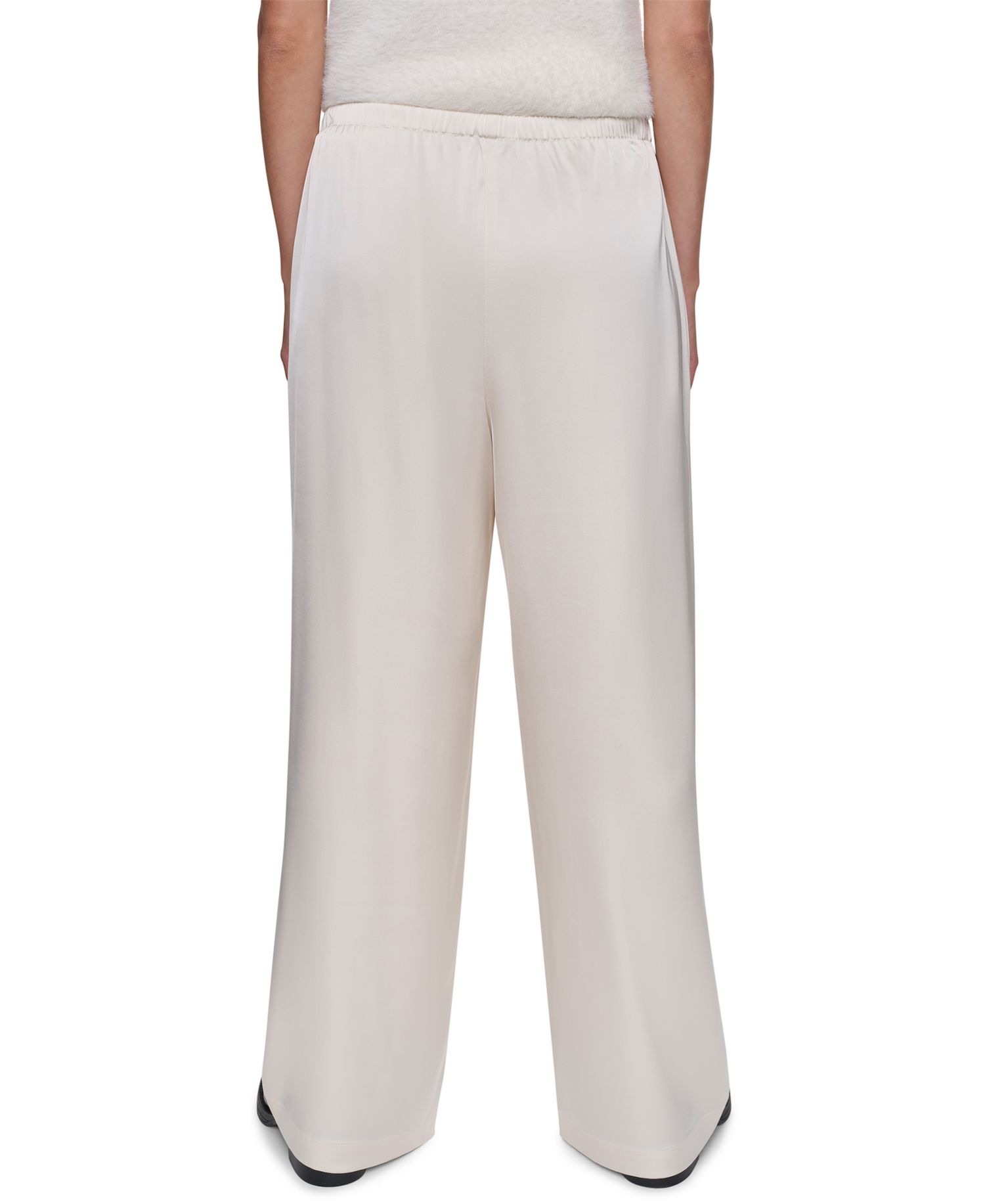 Women's Satin High-Waist Wide-Leg Pants