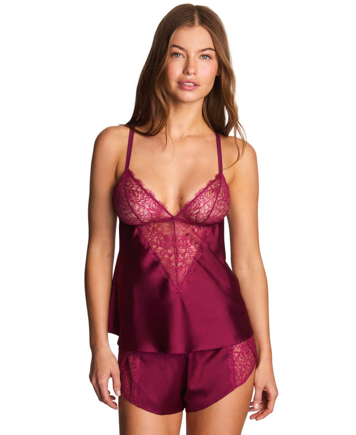 B.tempt'd By Wacoal Women's Camisole Flared Bodice Bra In Purple Potion