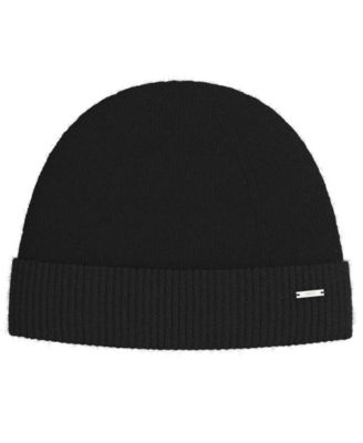 Boss Men's Ribbed Cashmere Beanie Hat